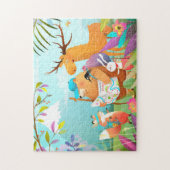 Dieren die puzzels hakken (Verticaal)