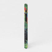 Dieren die samenleven kussen iPhone hoesje (Linkerkant)