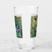 Dieren die samenleven werpen kussen glas (Rechts)