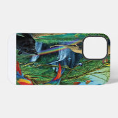Dieren die samenleven werpen kussen iPhone hoesje (Achterkant horizontaal)