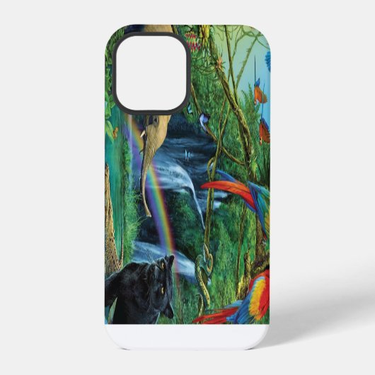 Dieren die samenleven werpen kussen iPhone hoesje (Achterkant)