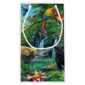 Dieren die samenleven werpen kussen klein cadeauzakje (Achterkant)