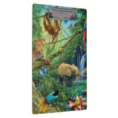 Dieren die samenleven werpen kussen klembord (Rechts)