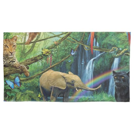 Dieren die samenleven werpen kussen kussensloop (Voorkant)