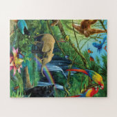 Dieren die samenleven werpen kussen legpuzzel (Horizontaal)