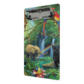 Dieren die samenleven werpen kussen mini klembord (Angled2)
