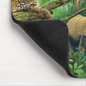 Dieren die samenleven werpen kussen muismat (Hoek)