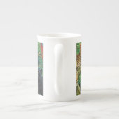 Dieren die samenleven werpen kussen porselein kop (Achterkant)