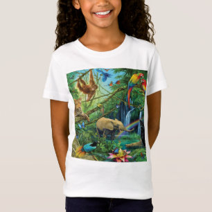 Dieren die samenleven werpen kussen t-shirt