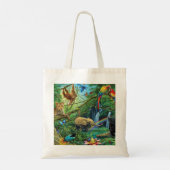 Dieren die samenleven werpen kussen tote bag (Achterkant)