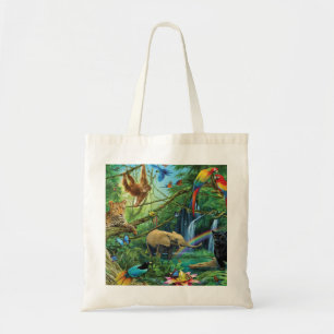 Dieren die samenleven werpen kussen tote bag