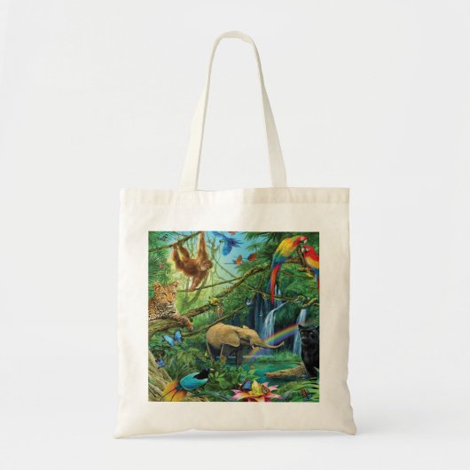 Dieren die samenleven werpen kussen tote bag (Voorkant)