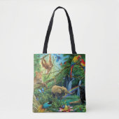 Dieren die samenleven werpen kussen tote bag (Voorkant)