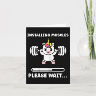 Dieren die spieren installeren Fitness Bodybuildin Kaart