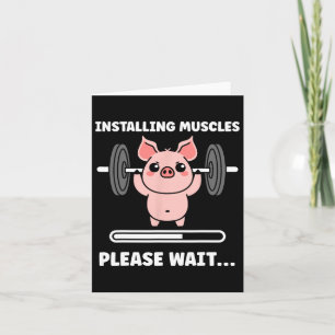 Dieren die spieren installeren Fitness Bodybuildin Kaart