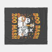 Dieren Dierenpark Halloween Boo Bash Zoo Mash_1 Fleece Deken (Voorkant (Horizontaal))