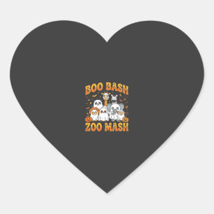 Dieren Dierenpark Halloween Boo Bash Zoo Mash_1 Hart Sticker