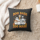 Dieren Dierenpark Halloween Boo Bash Zoo Mash_1 Kussen (Deken)