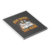Dieren Dierenpark Halloween Boo Bash Zoo Mash_1 Notitieblok (Schuin)