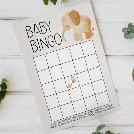 Dieren Dierenpark Tweezijdig Baby Shower Spel