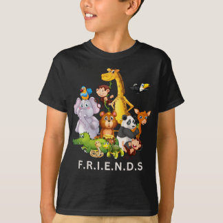 Dieren dierentuinvriendelijkheid t-shirt