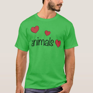 Dieren drie harten dier liefde cadeau t-shirt