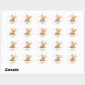 Dieren Eekhoorn Familie natuur Ronde Sticker (Vel)