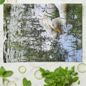 Dieren Eenden Vijver Theedoek (Gevouwen)