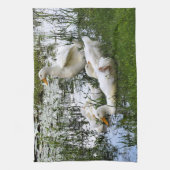 Dieren Eenden Vijver Theedoek (Verticaal)
