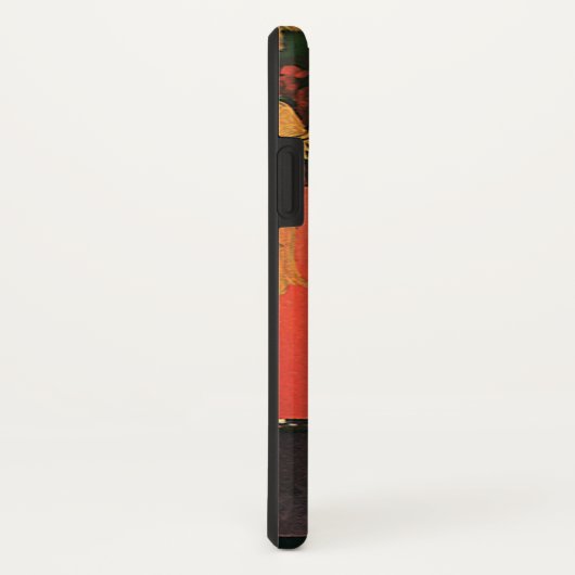 dieren, elegante witte kat, herfstbloemen Case-Mate iPhone case (Achterkant/rechts)