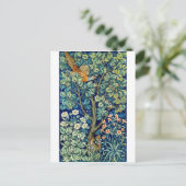 Dieren en bloemen, bos, William Morris Briefkaart (Staand voorkant)