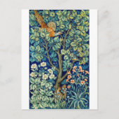Dieren en bloemen, bos, William Morris Briefkaart (Voorkant)