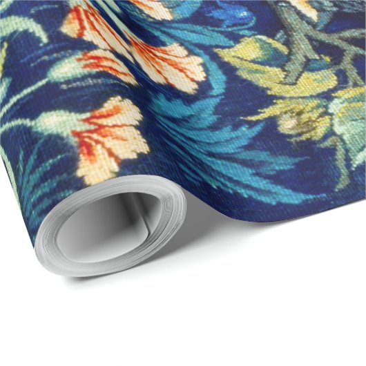 Dieren en bloemen, bos, William Morris Cadeaupapier (Rol Hoek)