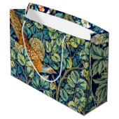 Dieren en bloemen, bos, William Morris Large Groot Cadeauzakje (Achterkant Gekanteld)