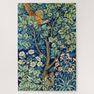 Dieren en bloemen, bos, William Morris Legpuzzel