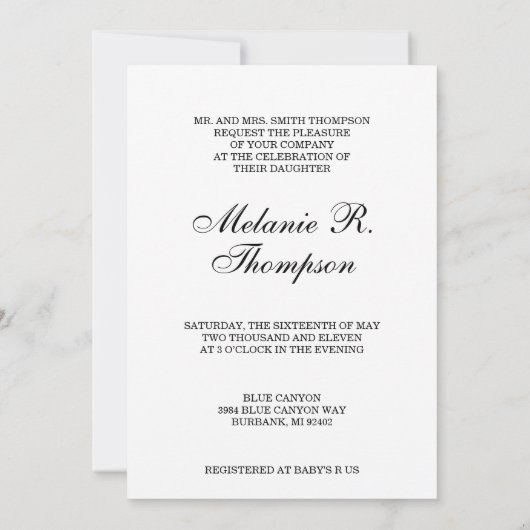 Dieren en bloemen save the date (Achterkant)