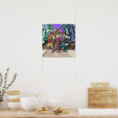 Dieren en Petten Poster (Keuken)