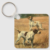 dieren, Engelstalige duiven Sleutelhanger (Voorkant)