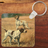 dieren, Engelstalige duiven Sleutelhanger (Achterkant)