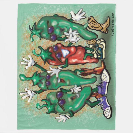 Dieren Fleece Deken (Voorkant)