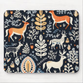 Dieren Folk Pattern Muismat (Voorkant)