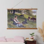 dieren Franse schilder Edouard Debat-Ponsa Hangend Wandkleed (Slaapkamer)