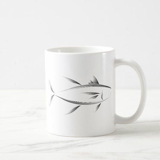 Dieren - geelvintonijn koffiemok (Rechts)