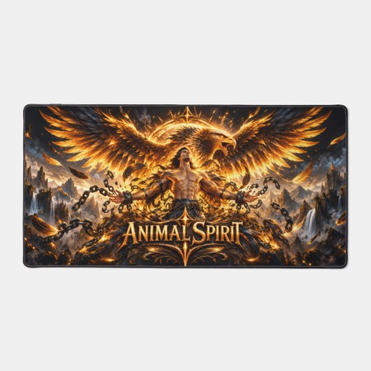 Dieren Geest Fantasy Adelaar Bureaumat (Voorkant)