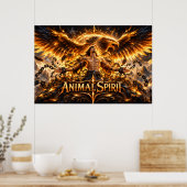 Dieren Geest Fantasy Adelaar Poster (Keuken)