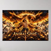 Dieren Geest Fantasy Adelaar Poster (Voorkant)