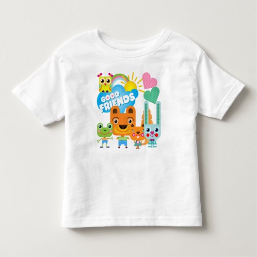 Dieren Goede Vrienden Kinder Shirts (Voorkant)