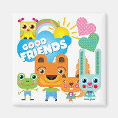 Dieren Goede Vrienden Magneet (Voorkant)