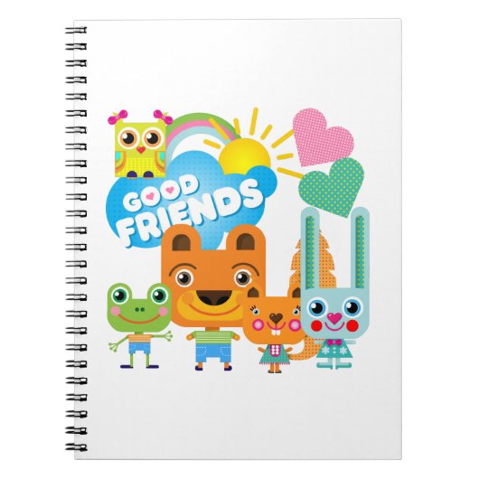 Dieren Goede Vrienden Notitieboek (Voorkant)