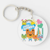 Dieren Goede Vrienden Sleutelhanger (Voorkant)